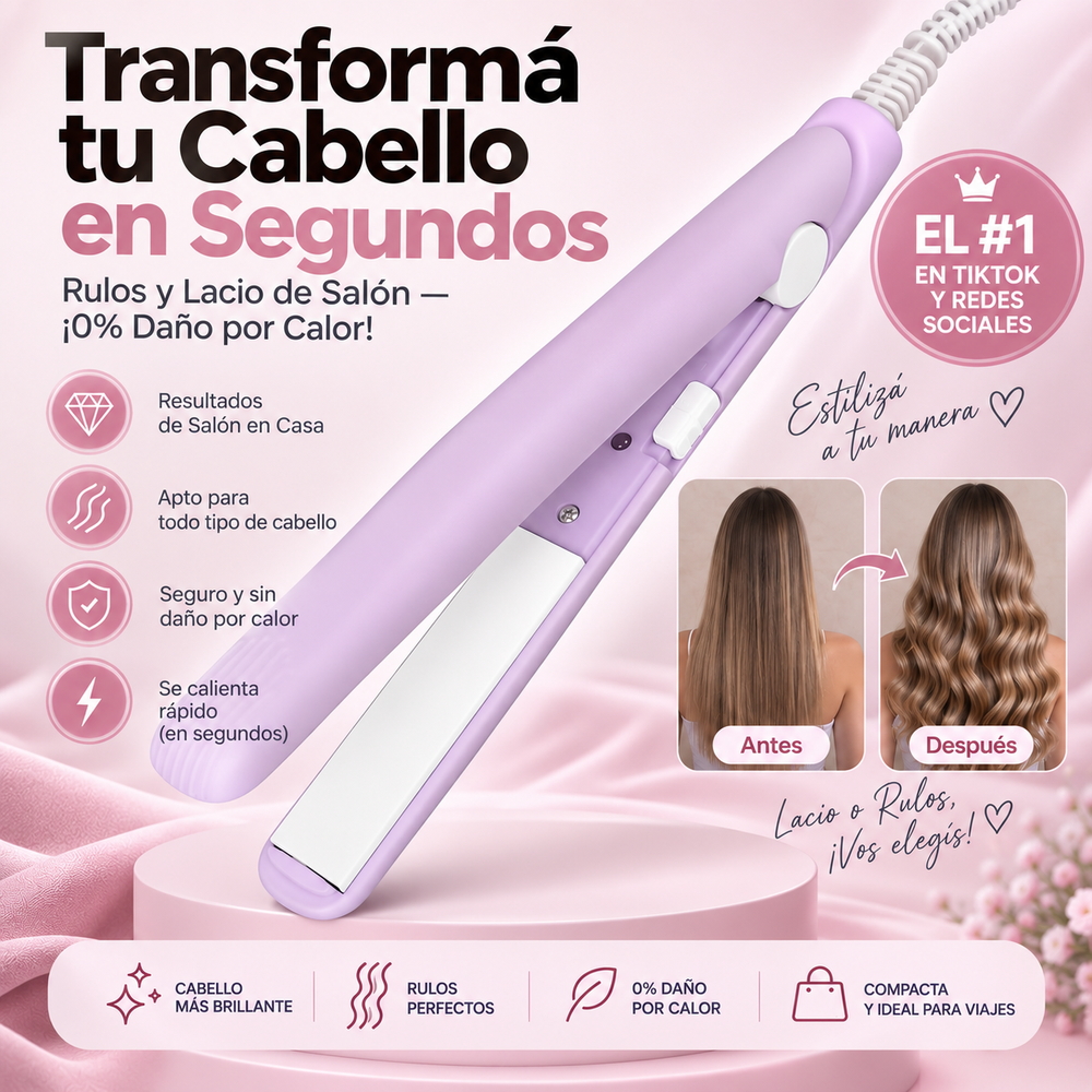 LissaPro™ — Lacio o rulos en segundos.
